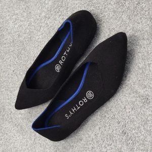 Rothys The Point black, size 8